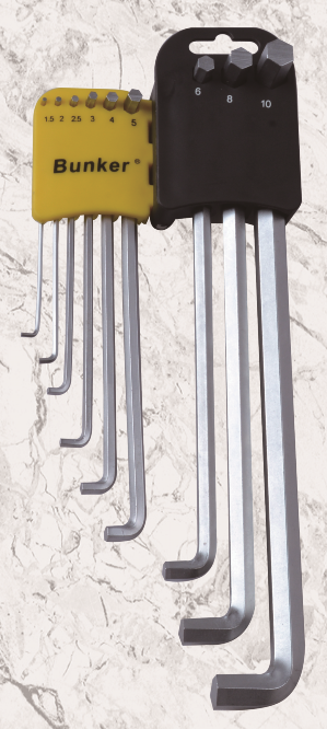 9PCS Z Type cr-v hex Key Set