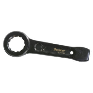 Slogging wrench-ring end