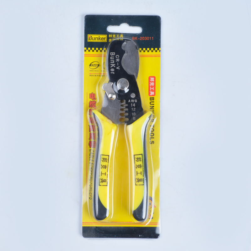 CR-V Plier cable cutting and cable stripping