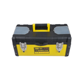 Plastic and metal tool box