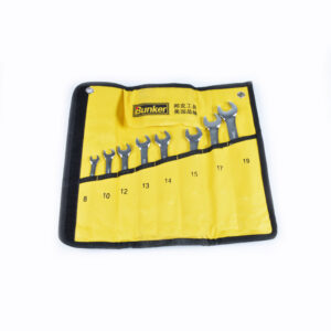 8pcs CR-V Mirror Polished combination spanner