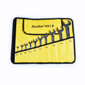 10pcs CR-V Mirror Polished double open ends spanner sets