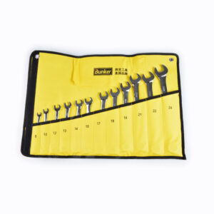 12pcs CR-V Miror Polished combination spanner