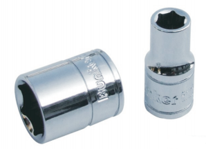 1/4"(6.3mm)Cr-v  Metric  Hex  Short sleeve  Series
